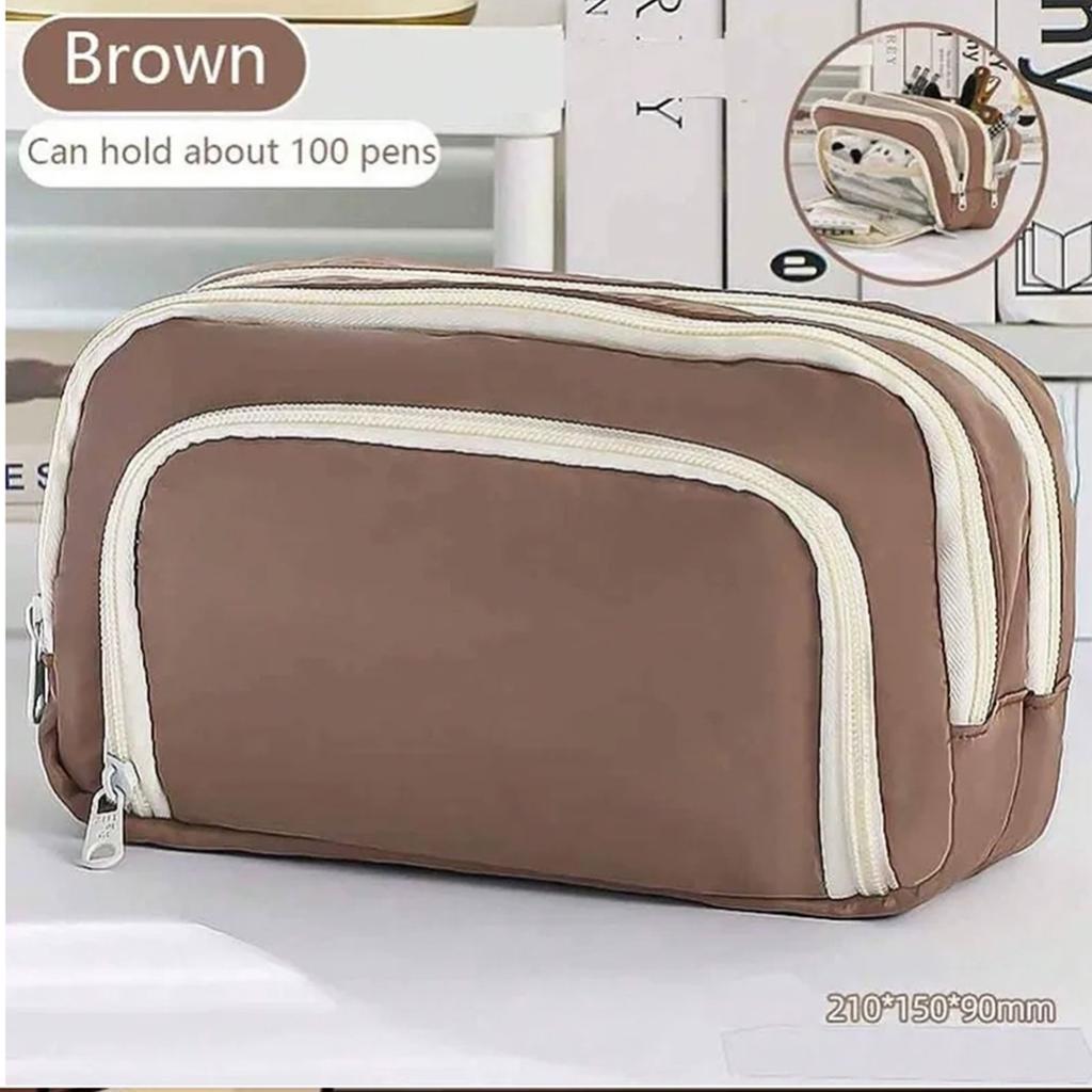 Kawaii Pencil Case Large Capacity Aesthetic Pen Bag Holder Bag Children Pen Case School Office Supplies Korean Stationery