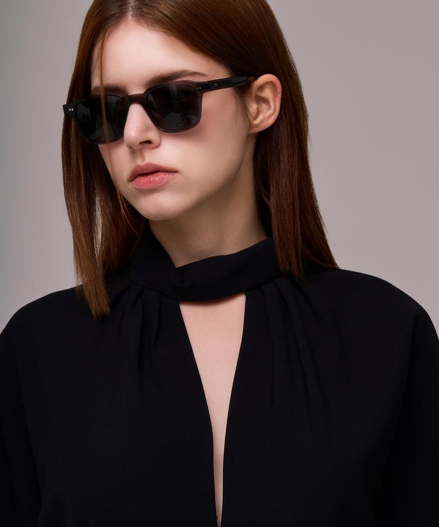 Keoseuteomdillaiteu Acetate Polarized Sunglasses Mero Gungray