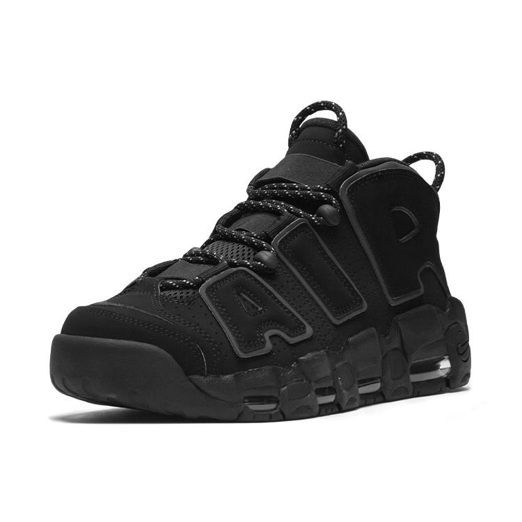 Nouvelles Nike Air More Uptempo Noir Réfléchissant 2018 414962-004