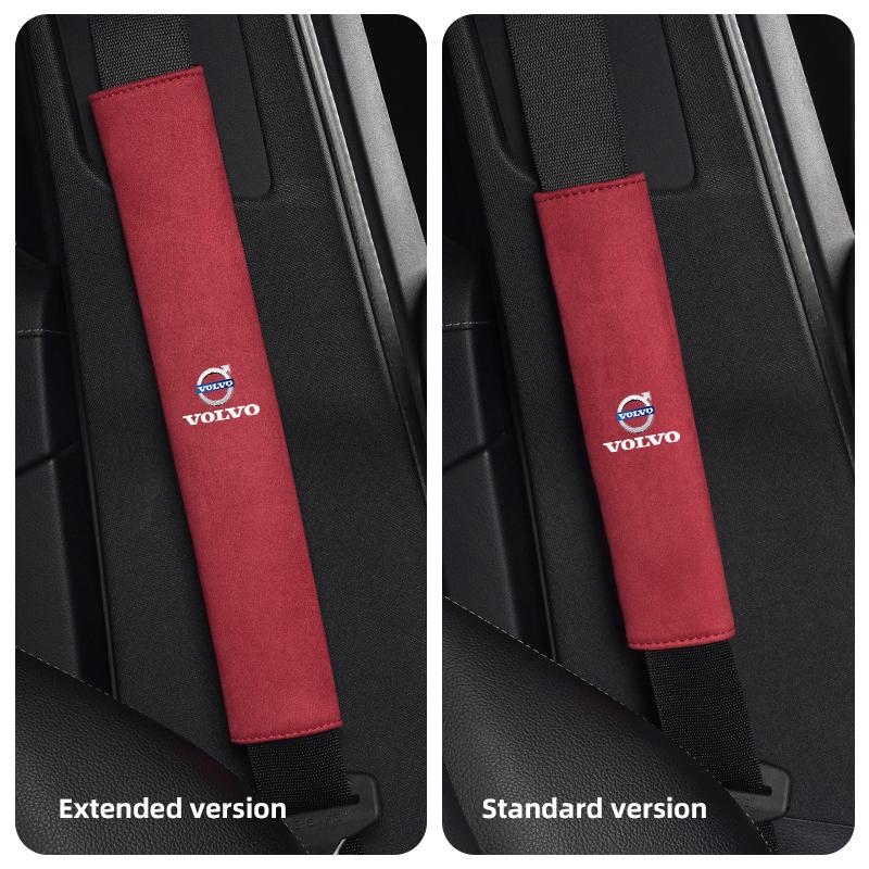 Car Seat Belt Pad Safety Strap Shoulder Cover Soft Mat Accessories For Volvo XC40 XC60 V60 V40 XC90 V50 S60 V70 S90 Olestar AWD