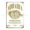 Porcupine Puffer Fish Keeper Modern Streetwear Jrrts Metal Sign Living Room Poster Bar Garage Print Tin Sign Poster