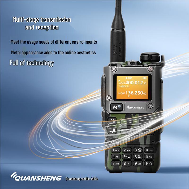 Walkie Talkie Professionale Multi-Banda QUANSHENG UV-K6 (Versione NC)