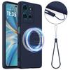 For Motorola Moto G100 Pro 5G Case Compatible with MagSafe Anti-Drop Liquid Silicone Phone Cover