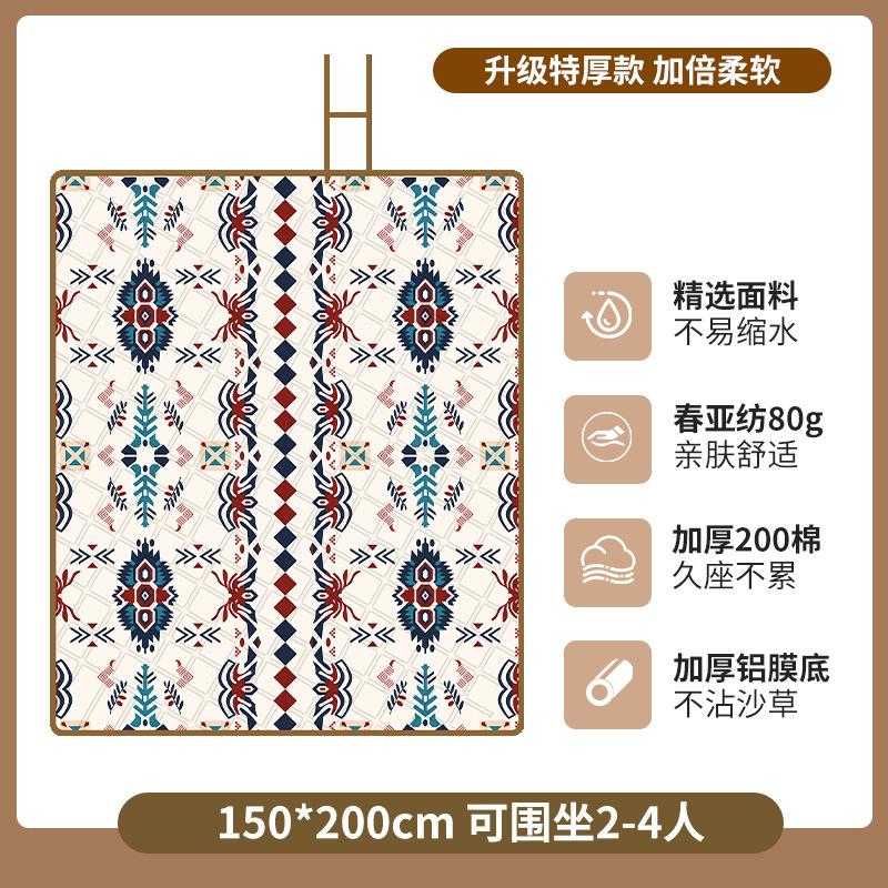 Picnic mat Moisture-proof mat Thickened outdoor floor mat Portable picnic cloth Camping picnic Waterproof spring outing Lawn cushion
