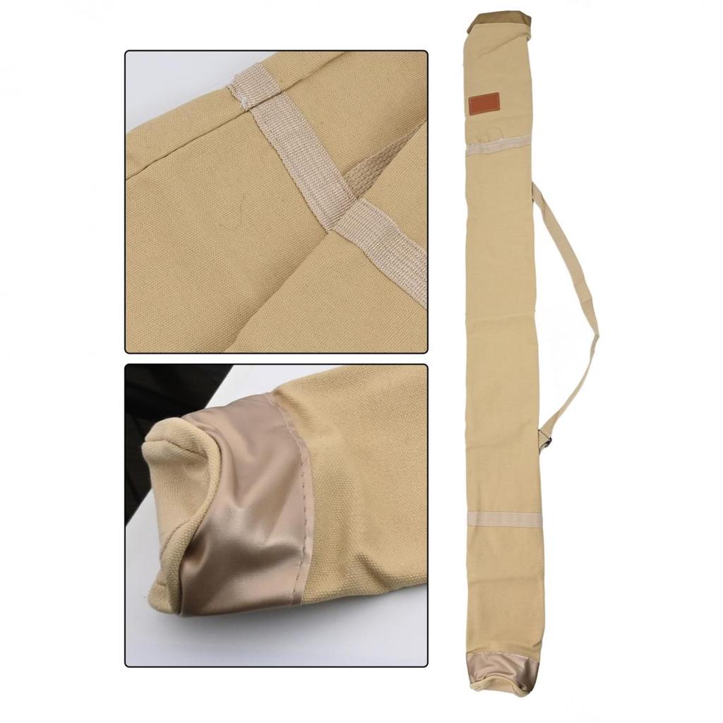 Approx.130*15*15cm Fishing Rods Bag Canvas Pole Fishing Gear Storage