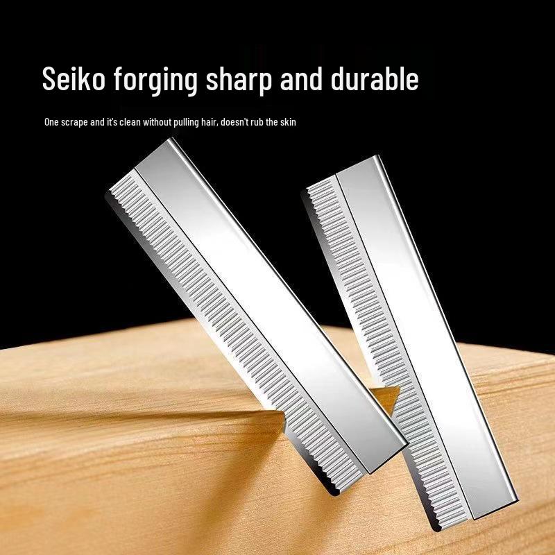 Stainless Steel Disposable Eyebrow Shaver with Wavy Microblading Blades