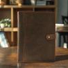 Genuine Leather Portfolio Organizer - Professional Business Pad Folio for Men and Women - Document Card Holder, Resume Folder, Folio for A4/Letter Siz