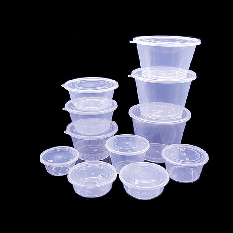 MOLUONA Round Disposable Food Containers with Lids