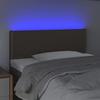 VidaXL LED Headboard Bedroom Furniture Single Bed Accessory Headboard Interior Taupe 3121458