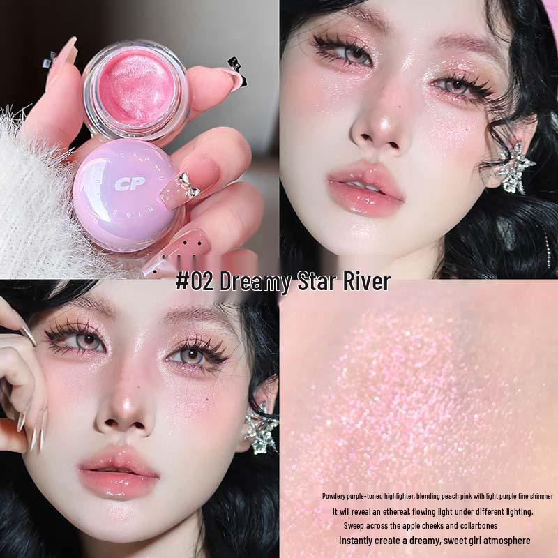 

CAPPUVINI Iridescent Translucent Hydrating Highlighter Cream Gel