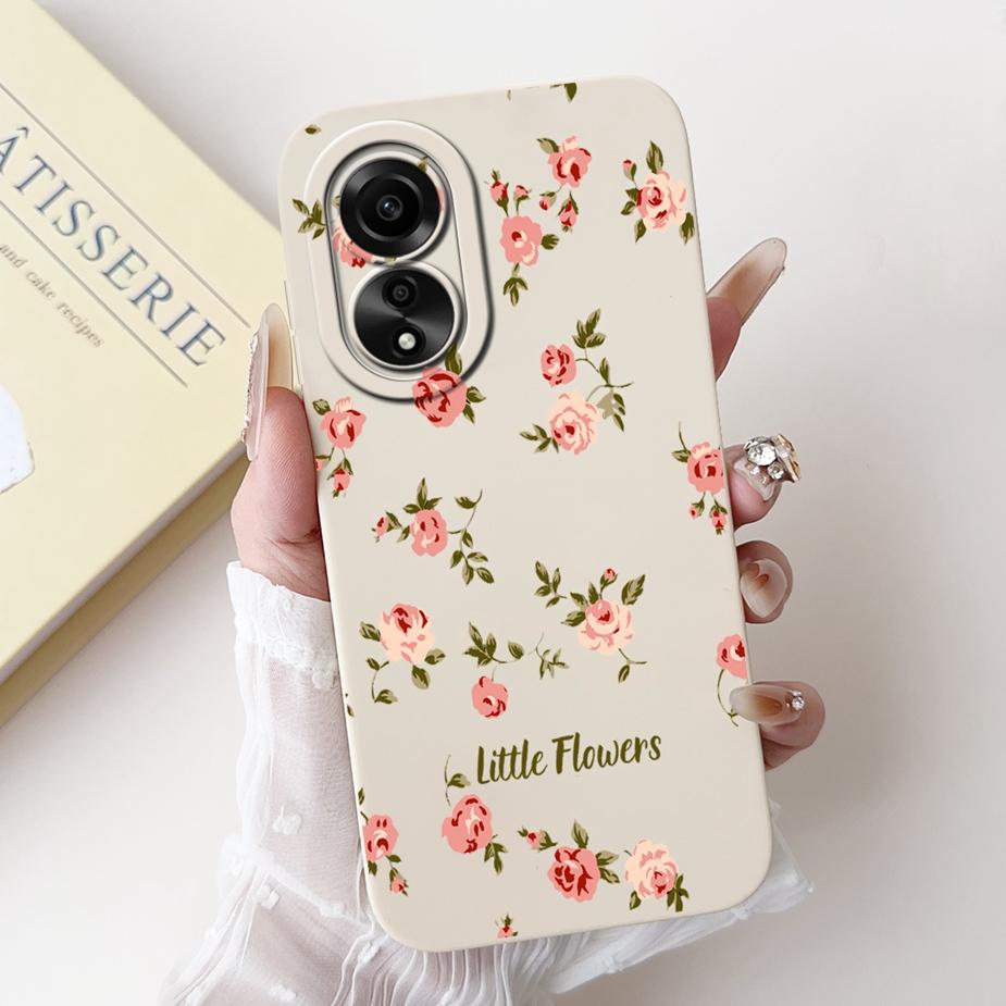 For Oppo A78 4G Case CPH2565 New Fashion Candy Painted Back Cover Shockproof Phone Case For Oppo A78 A 78 OppoA78 4G Soft Fundas