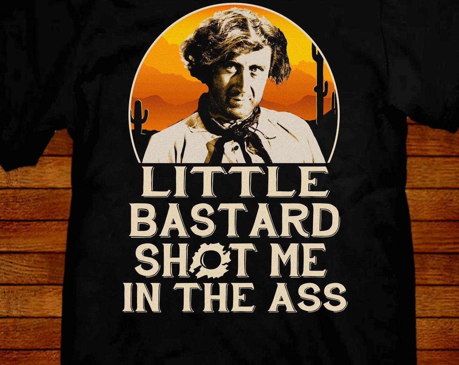 Blazing Saddles T shirt: Gene Wilder Waco Kid Graphic Tee S
