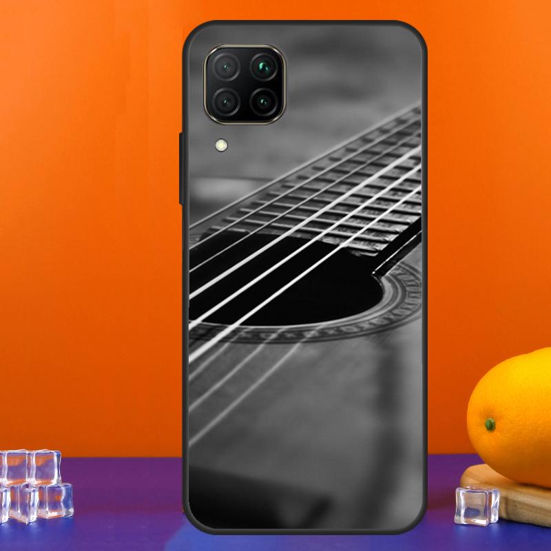 Guitar Music For Huawei Nova Y90 Y91 Y60 Y70 Y72 Y61 9 10 SE 12i 12s 11i 5T P60 Pro P20 P30 P40 Lite Case