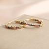 Trendy Gold Color Cubic Zirconia Round Copper Earrings For Women Metal Crystal Earring Party Everyday Zircon