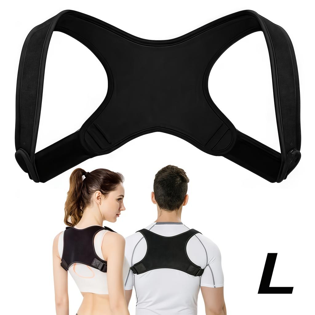 1-piece Invisible Back Aligner, Adjustable Adult Male and Female Corrective Straps, Sitting Posture, Clavicle Straps