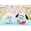 Charming Stuffed Animal Plush Keychain With Self-mocking Bear And Pudding Dog Features