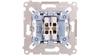 Simon 54 Three-position Shutter Switch 1-0-2 Mechanism 250A 250V, Quick Connectors, 1Km