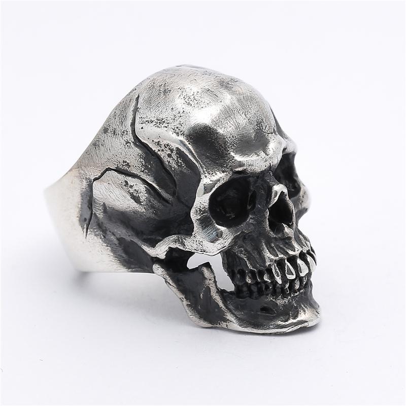 

Ретро Кольцо с Черепом Большое для Мужчин Цинковый Сплав Цвет Панк Готика Рок Хип-хоп Кольцо Ручной Работы Дизайнер Циркон Байкерские Аксессуары Унисекс Подарок 8