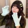 Touch-screen Warm Knitted Gloves Cold Protection Girls Winter Gloves Full Fingers Mittens  Cycling