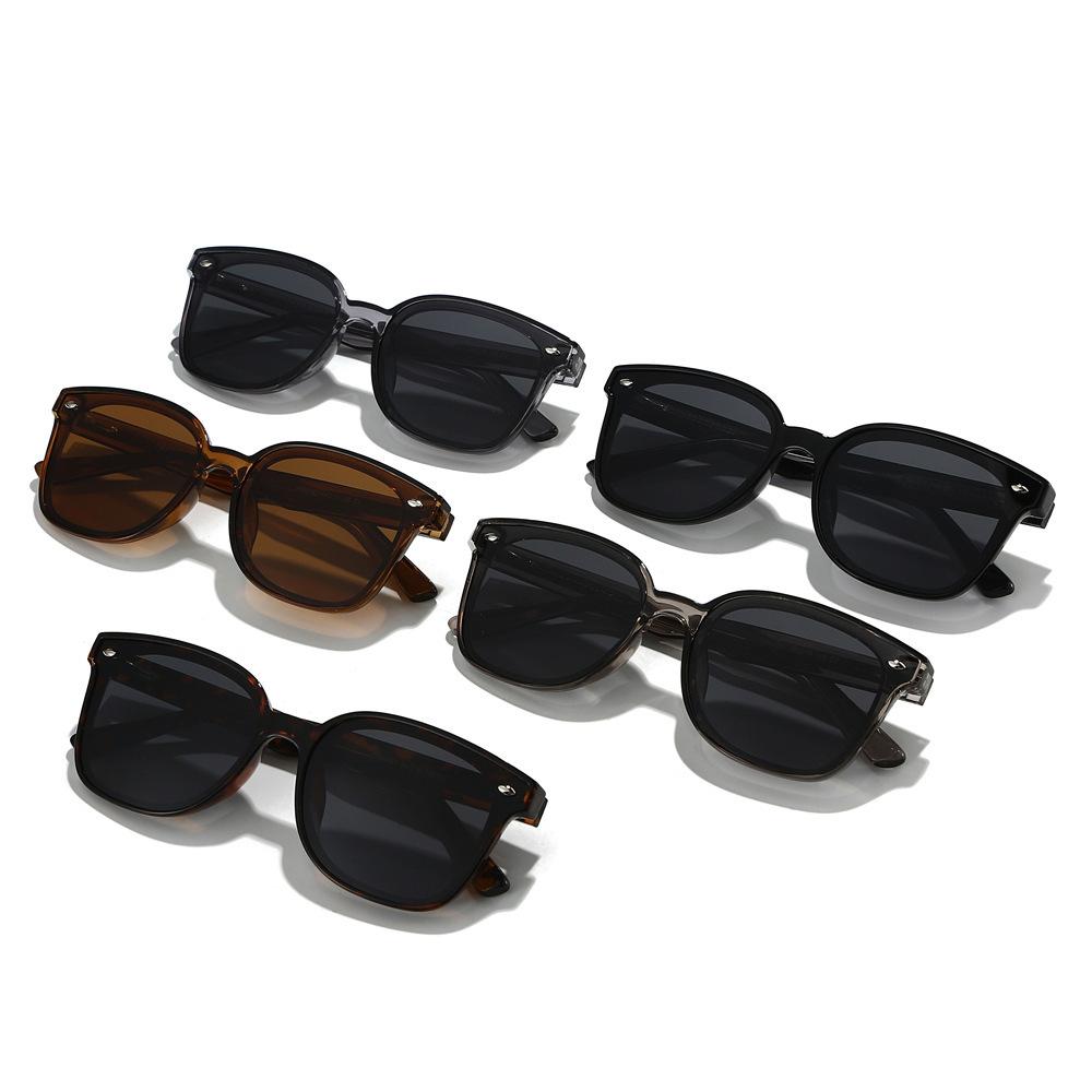 Retro Square Polarized Sunglasses Men Unisex Brand Designer Stainless Steel Core for Driving Fishing Sun Shades