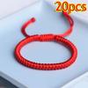 Red Rope Braided Bracelet Lucky Men Women Thread Black Bracelets Bangles Handmade Wristband Jewelry Friendship Couple Lover Gift