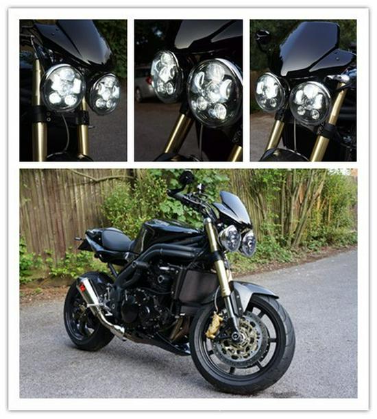 5.75-Inch LED Headlight for Harley Motorcycles