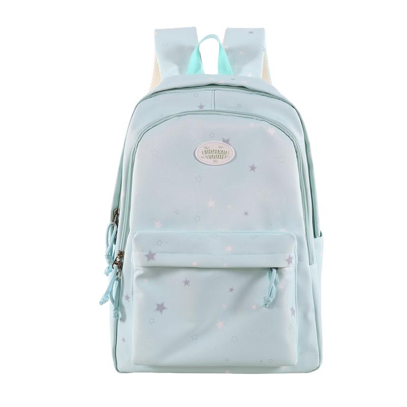 Star Print Student Schoolbag Large Capacity Women's Backpack
