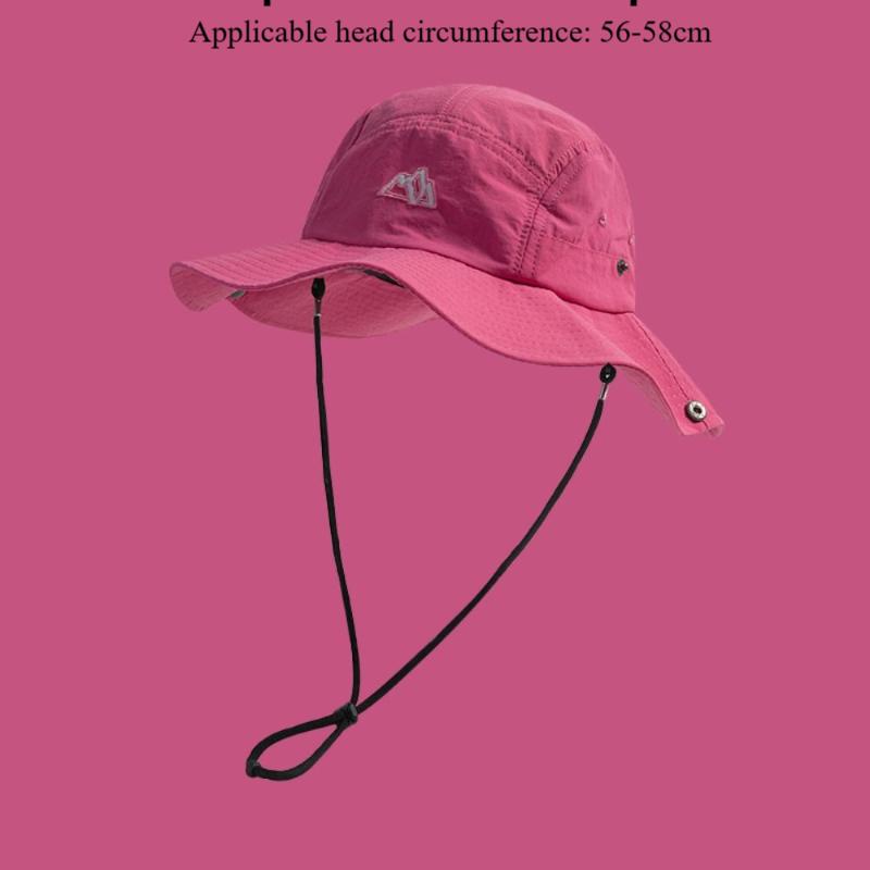 Color Matching Sun Hat Quick-drying Sun Protection Caps New Bucket Hats Outdoor