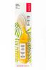 [Radius Flex Toothbrush] SDGs Sustainable Big Head Recyclable Biomass Waste Reduction Eco (WhiteYellow, Left-Handed)