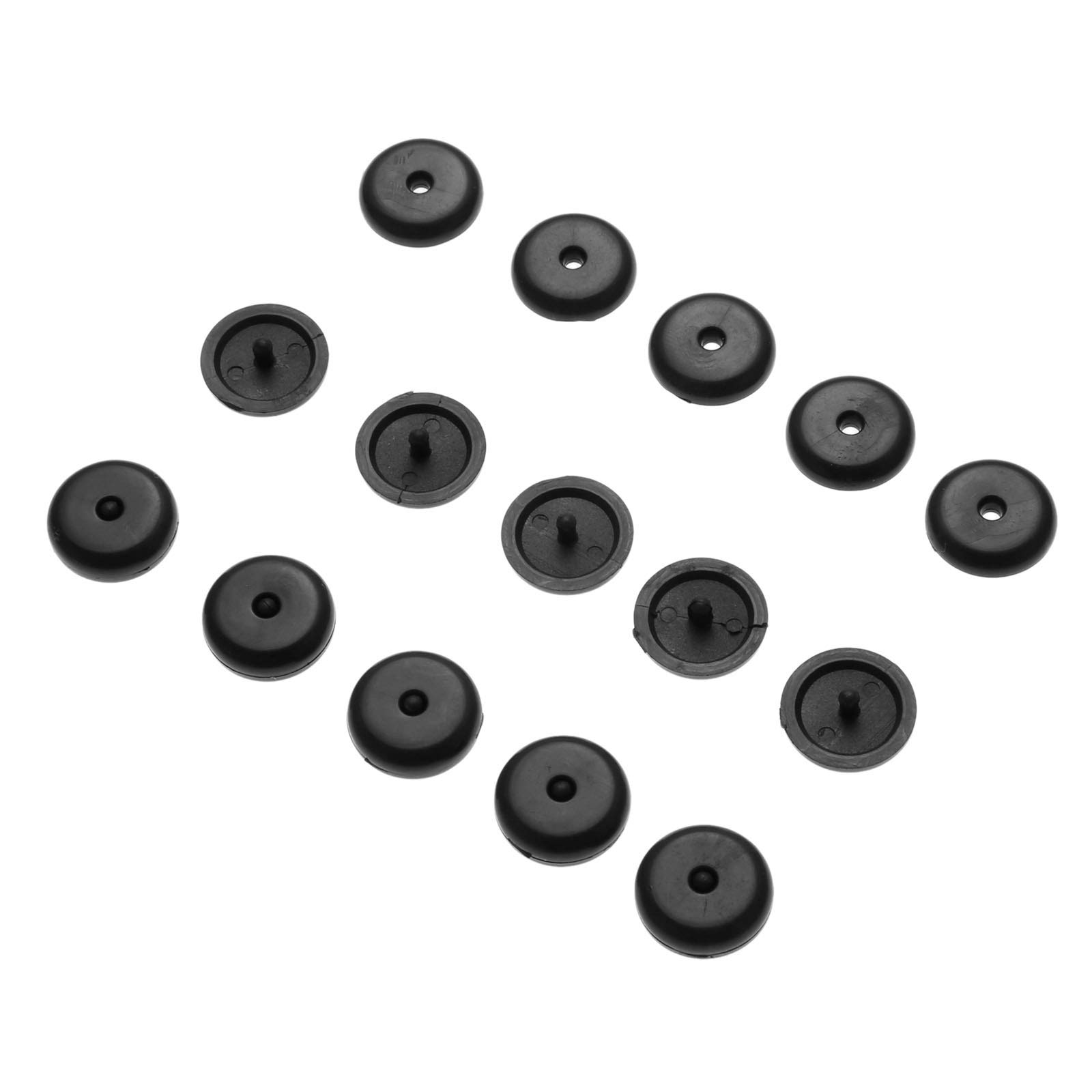 

Locking Buttons, 50 Pairs (50 Male and 50 Female) Stop Button Stop Button for Car Supplies Fixing Durable Black чёрный