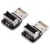 2Pcs Adapter Metal USB3.1 10Gbps Male To Female TypeE Plug Play Extended Data Adapter