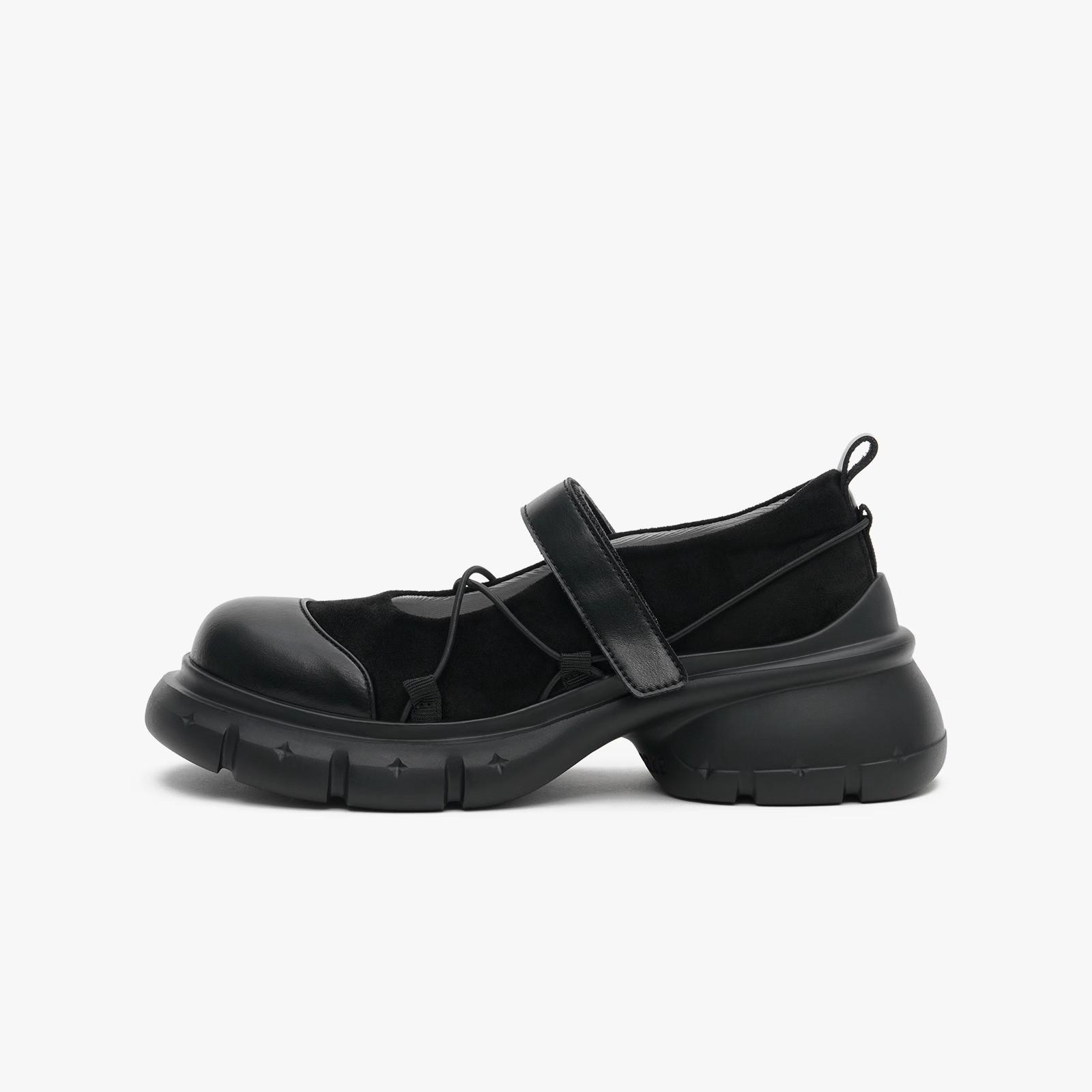 

Модные осенние массивные женские спортивные туфли Модные кроссовки на платформе с мелким узором «бабочка» Женские повседневные туфли на плоской подошве Обувь Мэри Джейн для отдыха на природе 35 чёрный