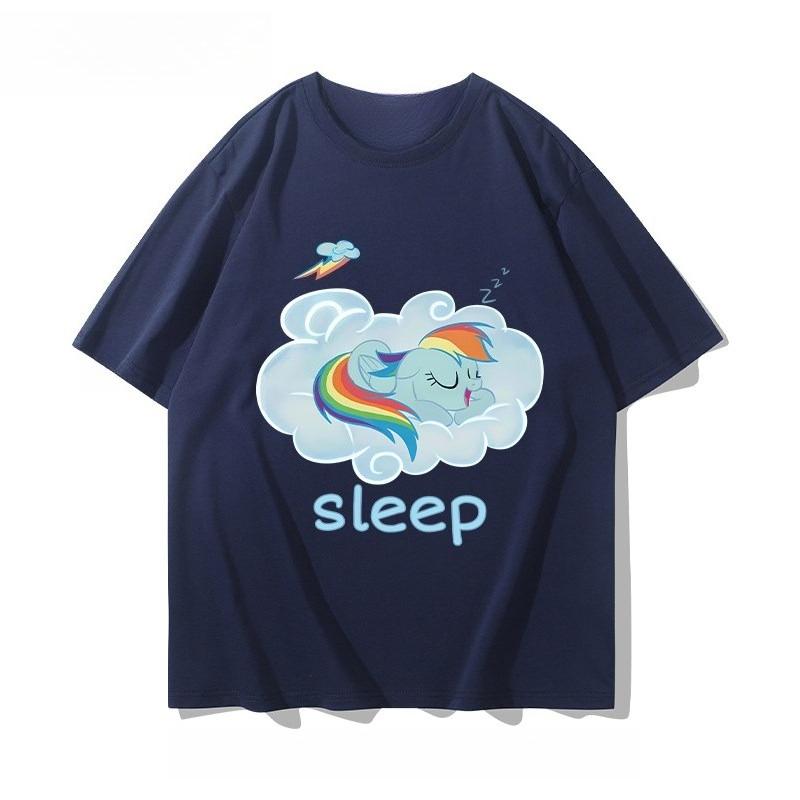 2026 summer new Little Pony animated series Briq Yunbao related products shortsleeved Tshirt for both Unisex and Women