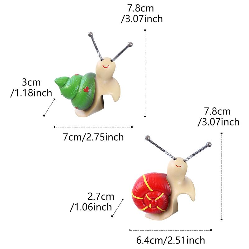§2PCS Resin Snail Planter Pot Hugger Flower Figurine, Resin Art Patio Lawn Yard Outdoor Fence Hanger Animal Ornament