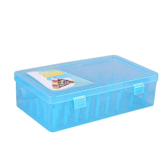 42 Axis Sewing Threads Box Transparent Needle Wire Storage Organizer Containers