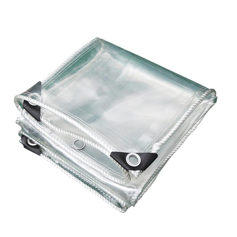 Clear PVC Rainproof Tarpaulin - Thickened Waterproof Cover for Flower Cultivation