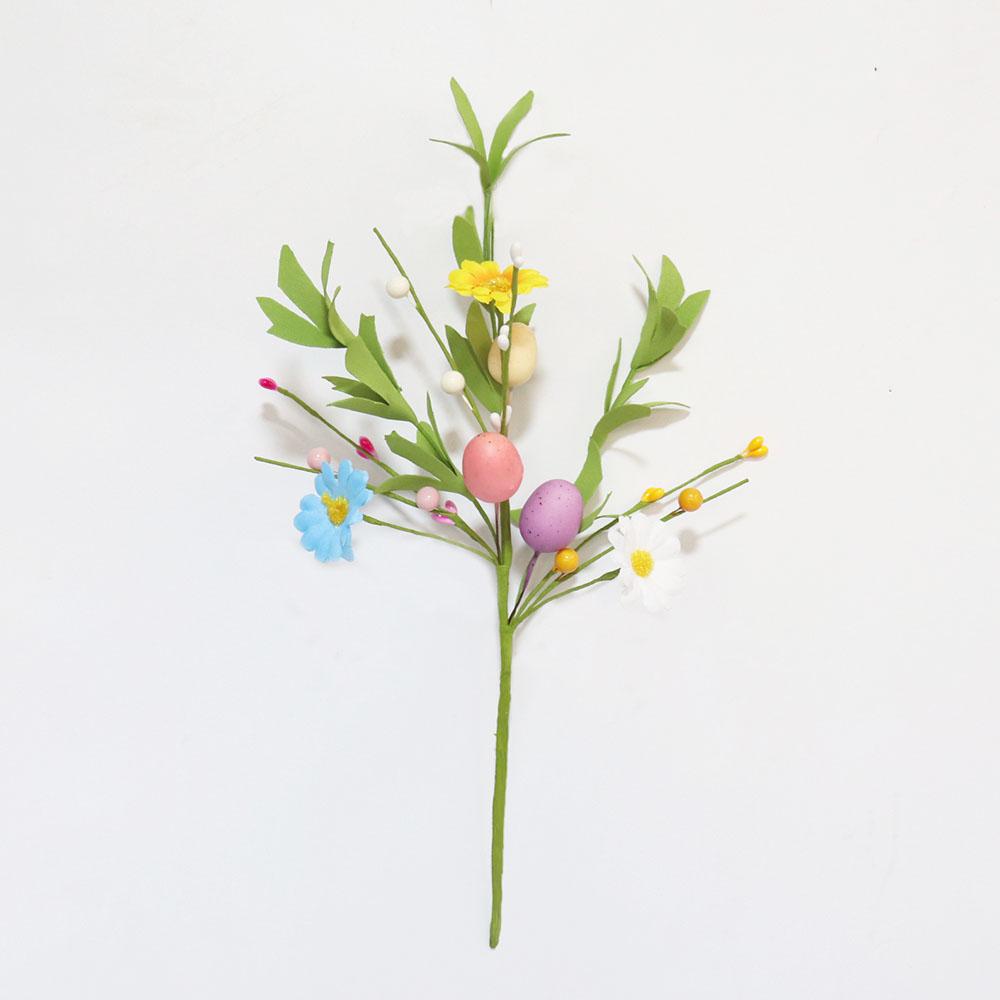 Bouquets Decoration Daisy Foam Eggs Branch Easter Colorful Egg Foam Flower Egg Branch For Event Decoration Easter Party Spring L