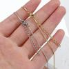 10pcs 5pcs Stainless Steel Snake Chain Necklace Chains for DIY Jewelry Making Findings Pendants Chain Lobster Clasps
