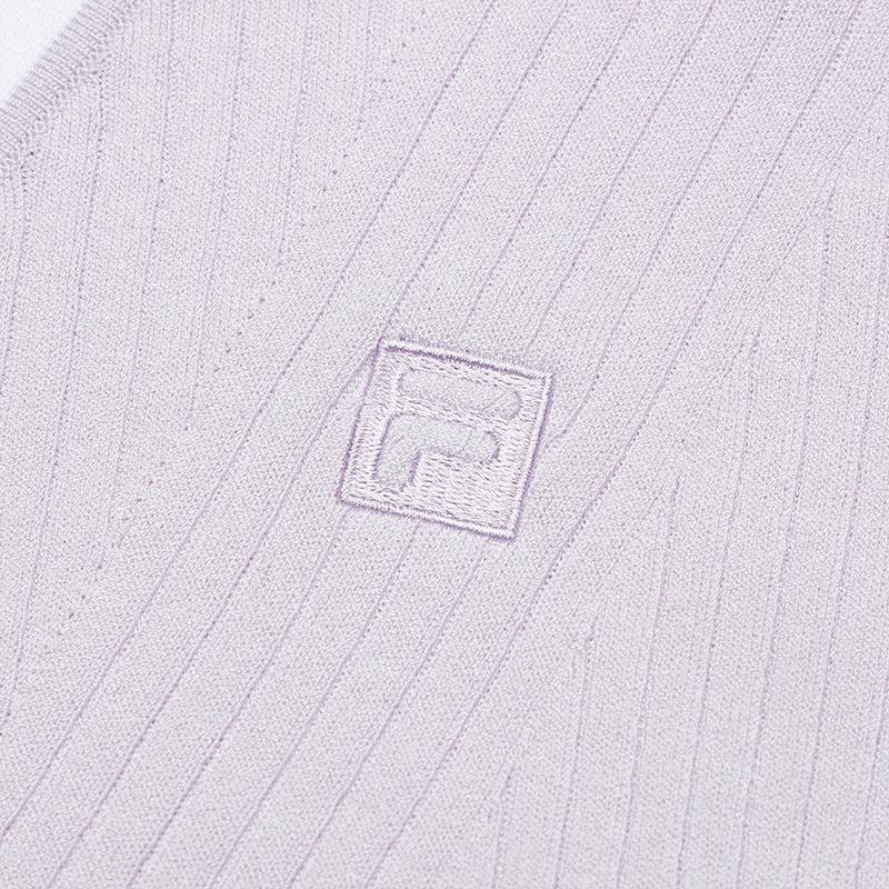 New FILA Golf Series Knitwear Women's Cloud Garment Purple A11W535402FVT