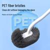Wall-Mounted Long Handle Toilet Cleaning Brush - No Dead Corners