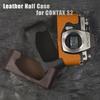 For CONTAX S2 Case Leash Camera Strap Leather Camera Half Case Camera Genuine Leather Bag Case Handmade Half Case