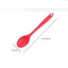 Cucchiaio in silicone per mescolare, cucchiai per zuppa, mestolo per mescolare, utensili da cucina, utensili per mescolare e servire