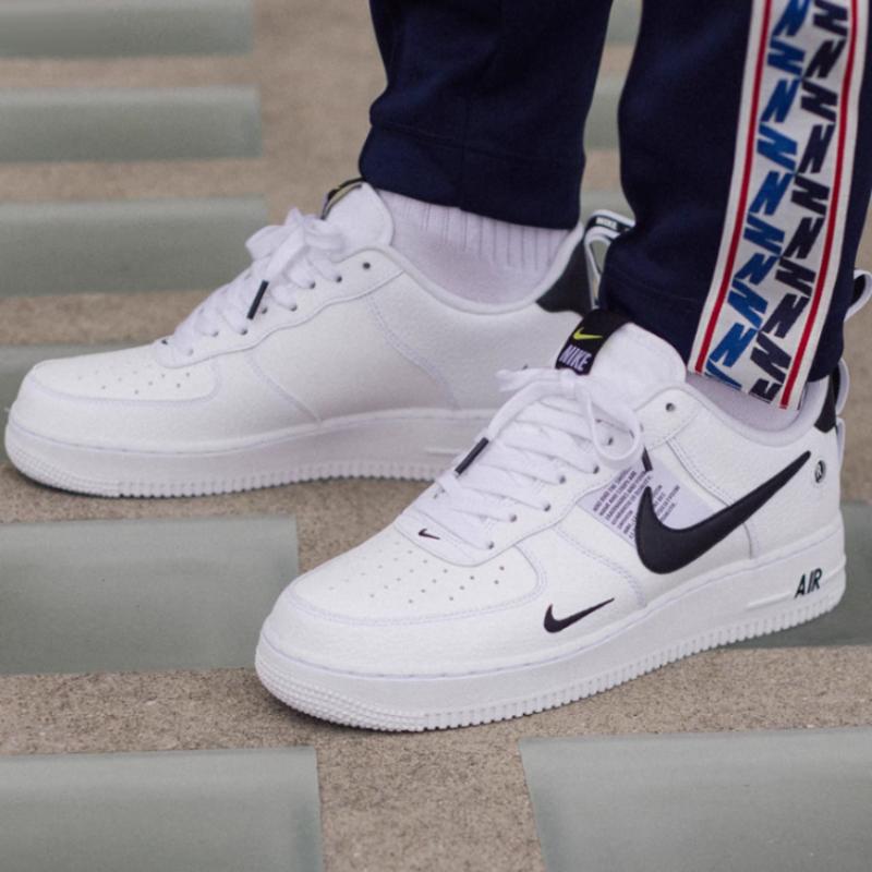 Nike Air Force 1 Low Utility White Black GS Sneakers AR1708-100