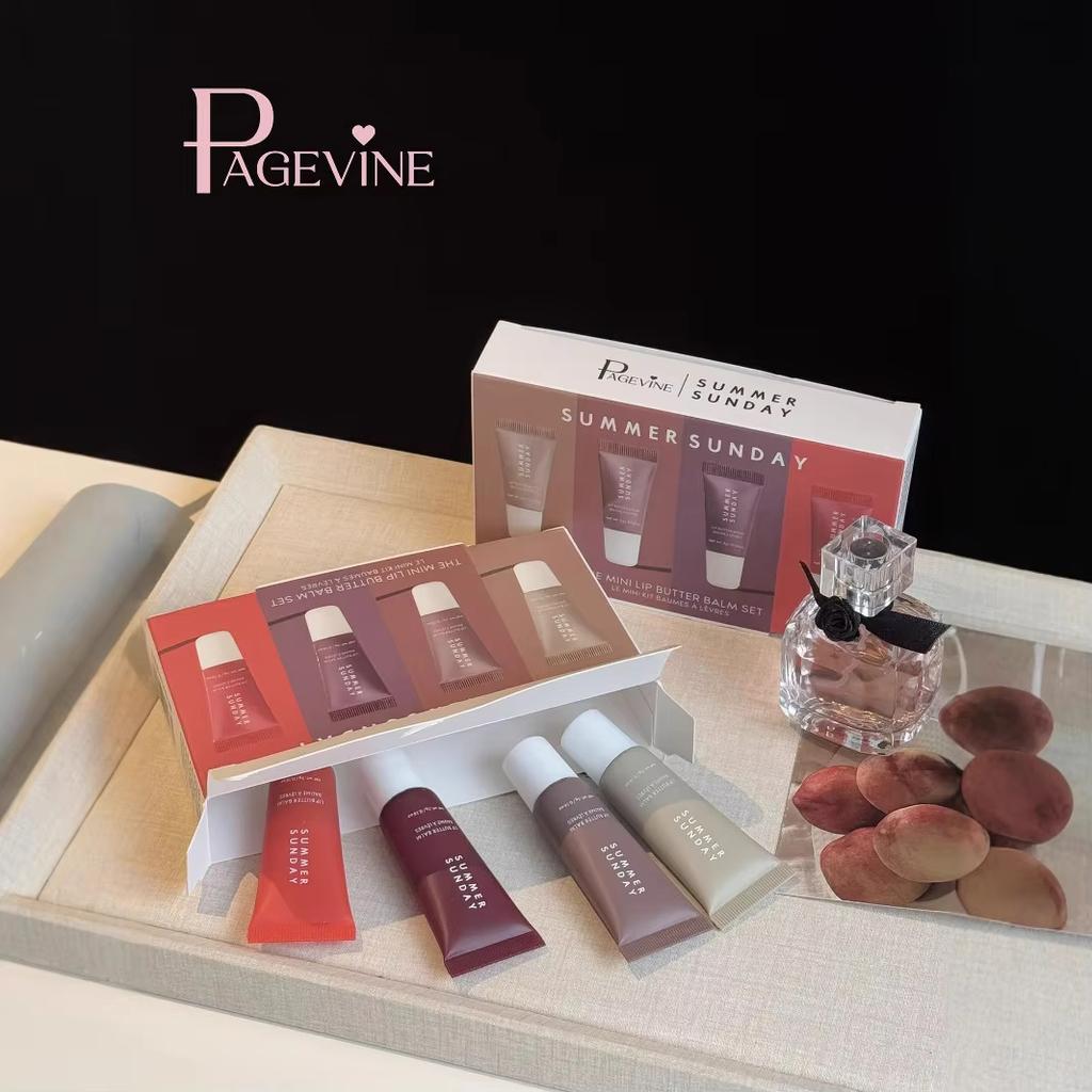 Set Complet de 4 Luciu de Buze, Exquisit, Practic, Confortabil, Hidratant, Natural, Set de Machiaj Portabil