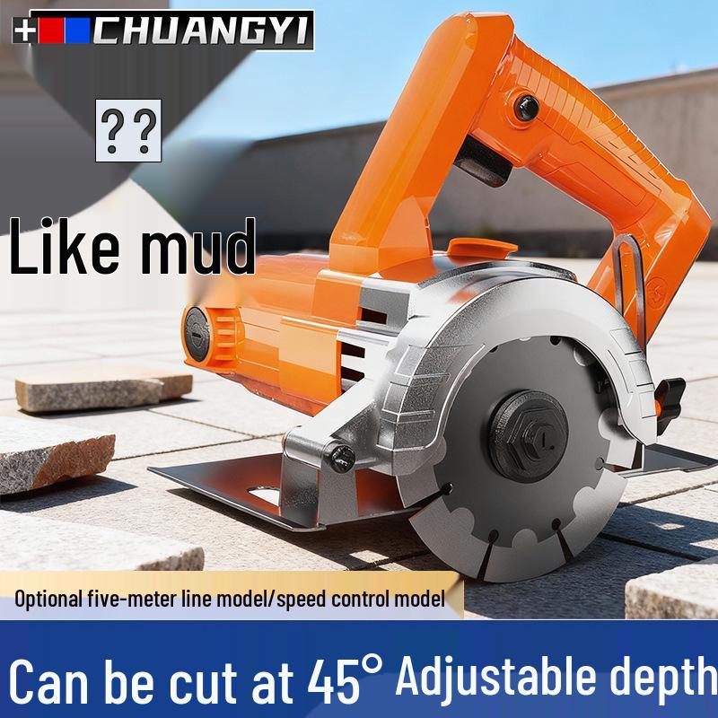 High-Power Multifunctional Handheld Electric Saw for Tile, Stone, Metal, and Woodworking