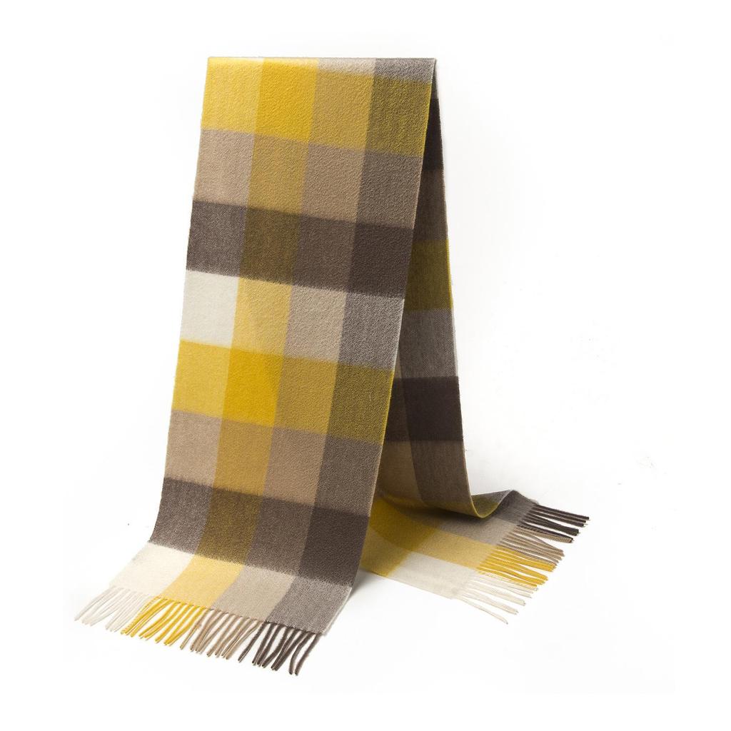 2025 British Plaid Wool Scarf for Men & Women - Warm, Autumn/Winter Style