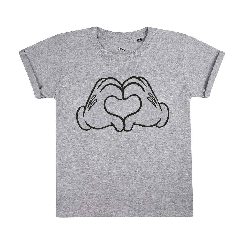 Disney Childrens/Kids Mickey Mouse Love Hands T-Shirt