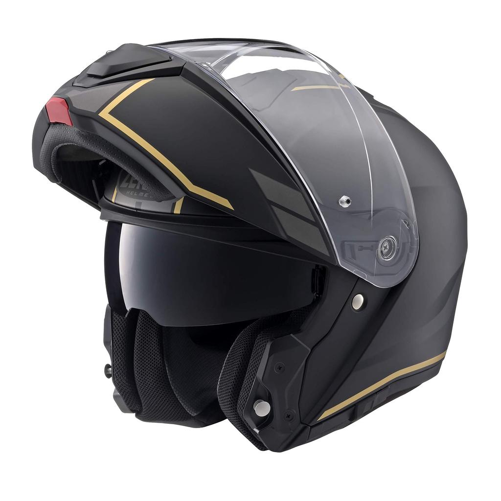 Yamaha Motorsykkelhjelmsystem ZENITH Solvisirmodell Grafisk Svart L Størrelse YJ-21 GF-01 Halvmatt (58~59cm) 90791-2368L