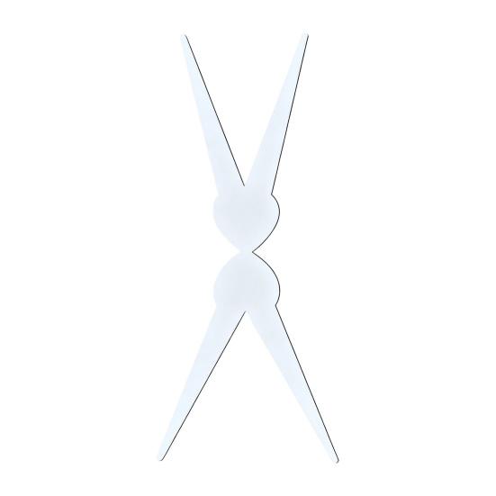 

Double-Ended French Manicure Tool with Magnet Stainless Steel Nail Art Kit for Cat Eyes Design Professional Magnetic Nail Polish Accessory A