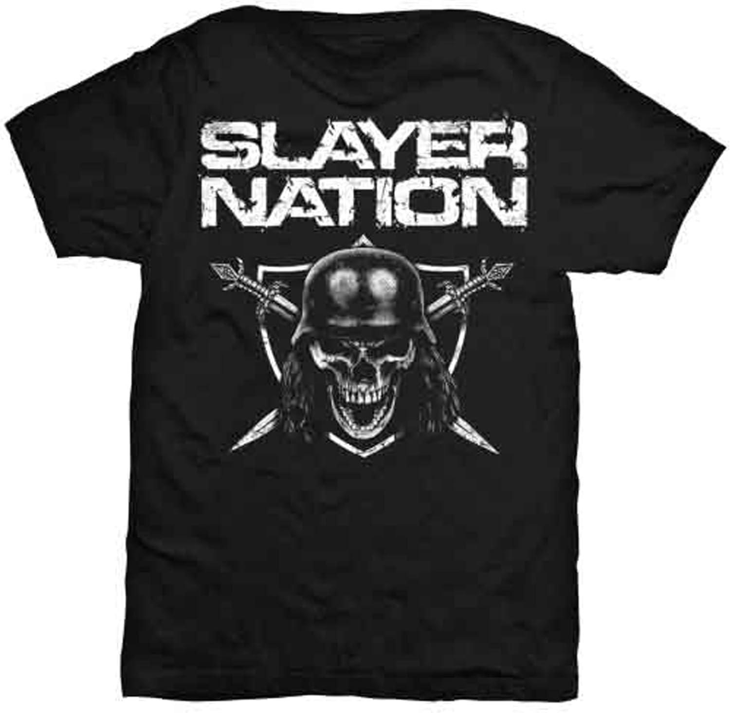 Slayer Slayer Nation Band Logo T Shirt S